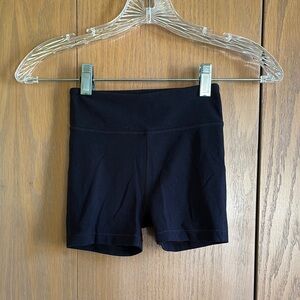 Athleta girl XS size 6 Black Bike Shorts for Active Performance